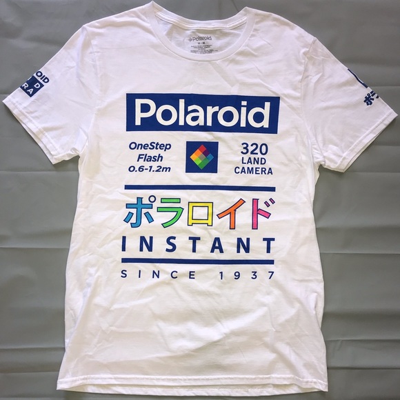 Polaroid Japanese Kanji Lettering Tee - Picture 2 of 3